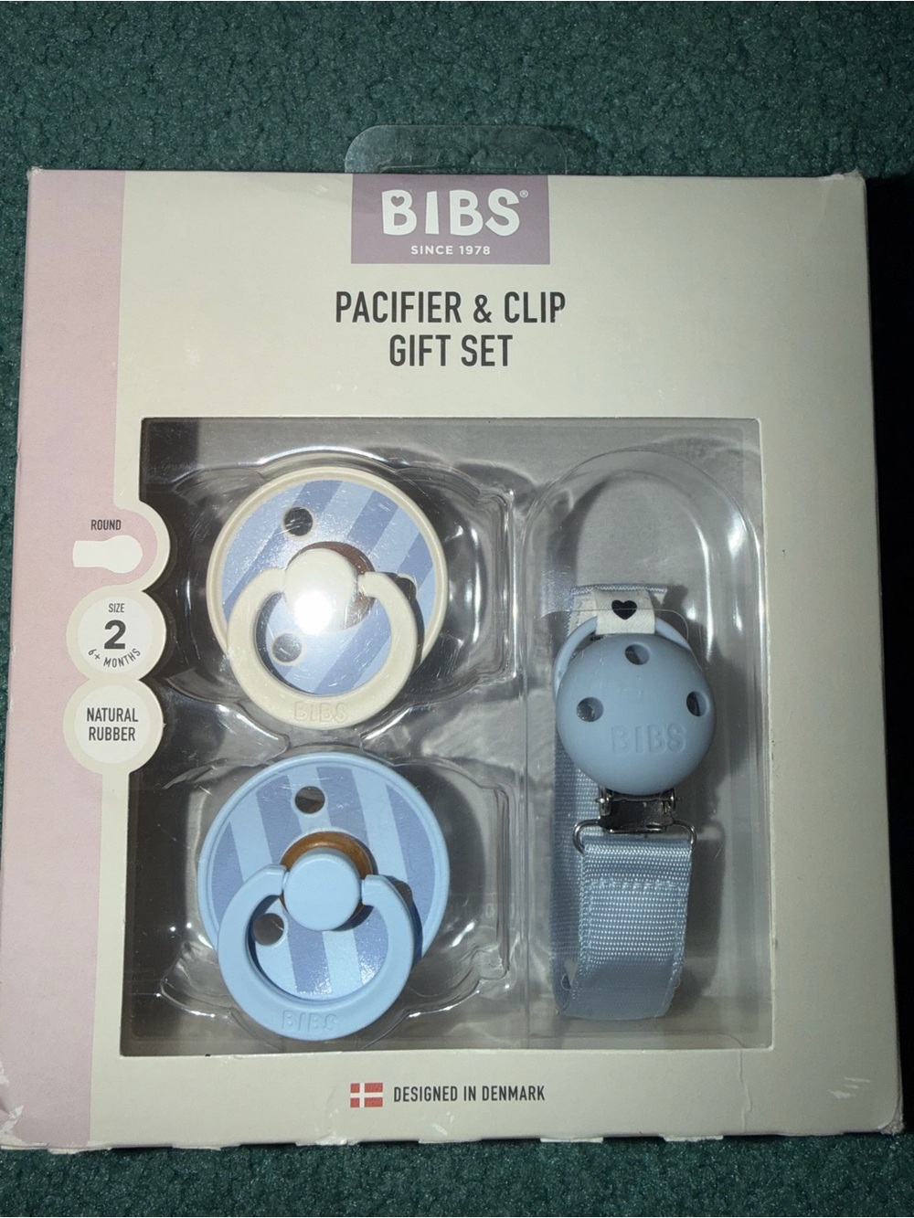 BIBS Pacifier & Clip Gift Set!